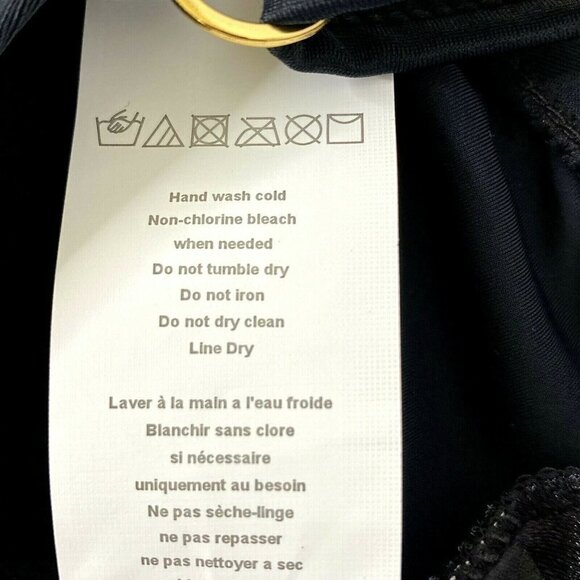 Maxine of Hollywood Women's size 8 Front Shirred One Piece Swimsuit Black Floral - Picture 10 of 12